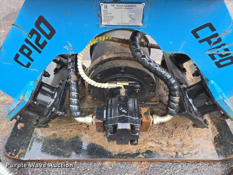 image for item EV4351 Diesel CP120 excavator plate compactor