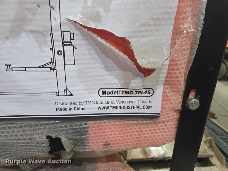 image for item EV4366 TMG Industrial two post automotive lift