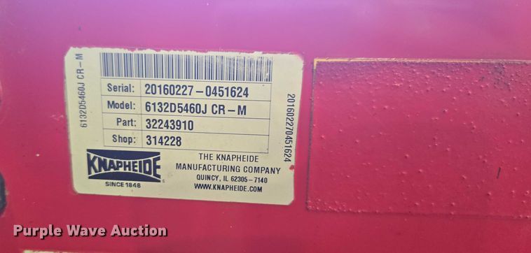 image for item EV4370 Knapheide hook lift utility / service bed