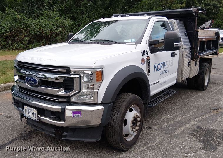2022 Ford F550 Super Duty Dump Truck VIN: 1FDUF5HT8NDA14252 Lot: 999314443