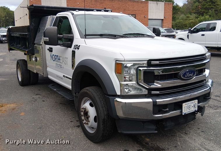 image for item EV5001 2022 Ford F550 Super Duty dump truck