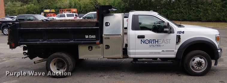 image for item EV5001 2022 Ford F550 Super Duty dump truck
