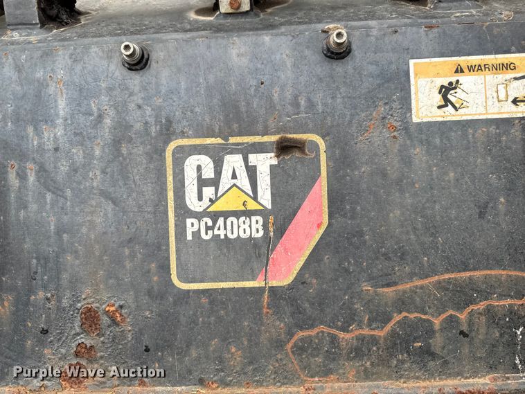 image for item EV5004 2017 Caterpillar PC408B skid steer cold planer