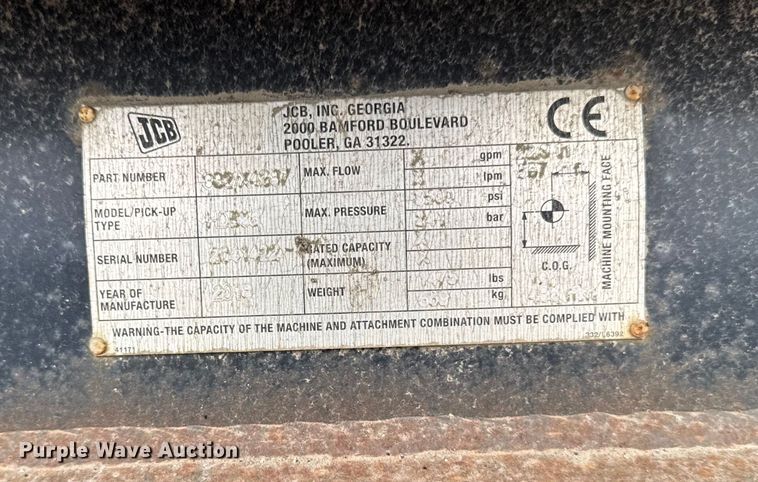 image for item EV5005 JCB HDB96 skid steer dozer blade