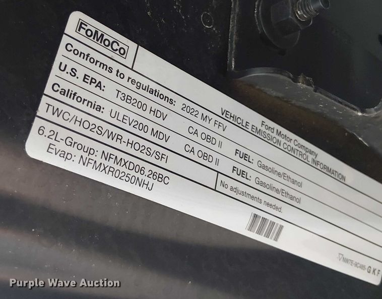 image for item EV5006 2022 Ford F-250 pickup truck