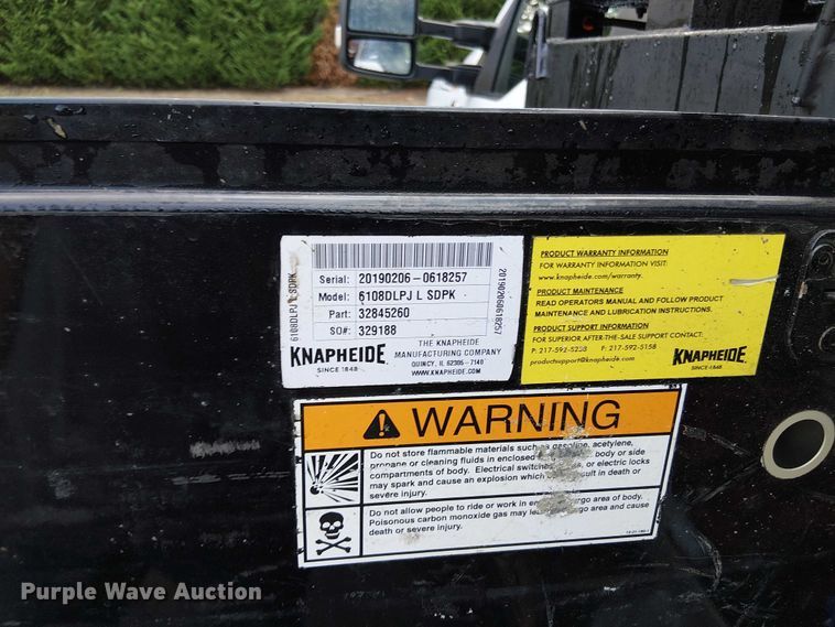 image for item EV5008 2019 Ford F550 Super Duty utility / service truck