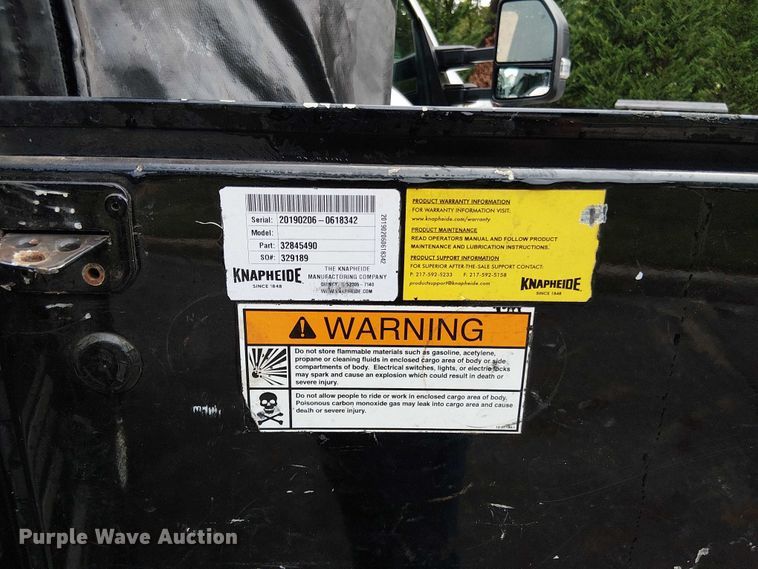 image for item EV5008 2019 Ford F550 Super Duty utility / service truck