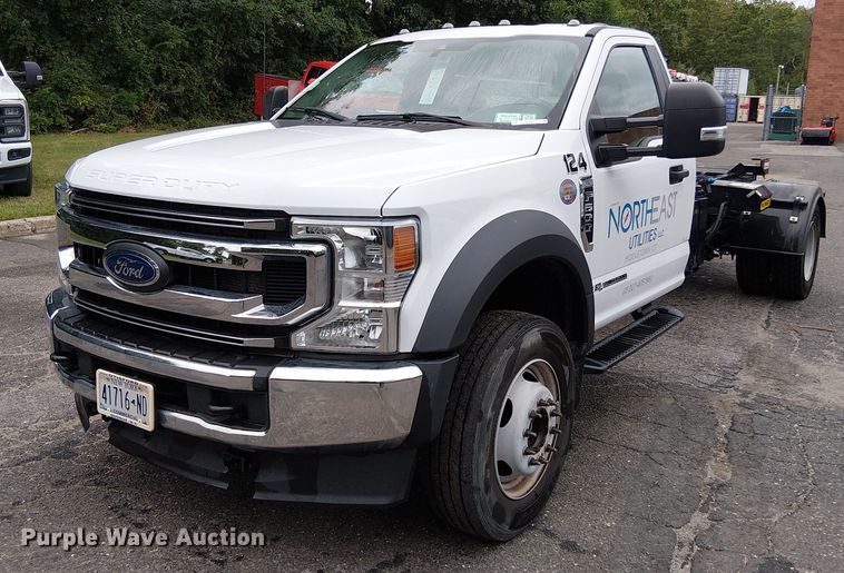 2022 Ford F-600 Hook Lift Truck VIN: 1FDFF6LT7NDA23045 Lot: 999314510