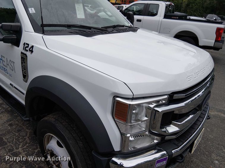 image for item EV5012 2022 Ford F-600 hook lift truck
