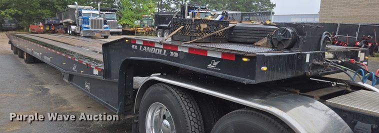 image for item EV5013 2020 Landoll 455B drop tilt deck equipment trailer