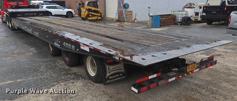image for item EV5013 2020 Landoll 455B drop tilt deck equipment trailer