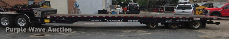 image for item EV5013 2020 Landoll 455B drop tilt deck equipment trailer