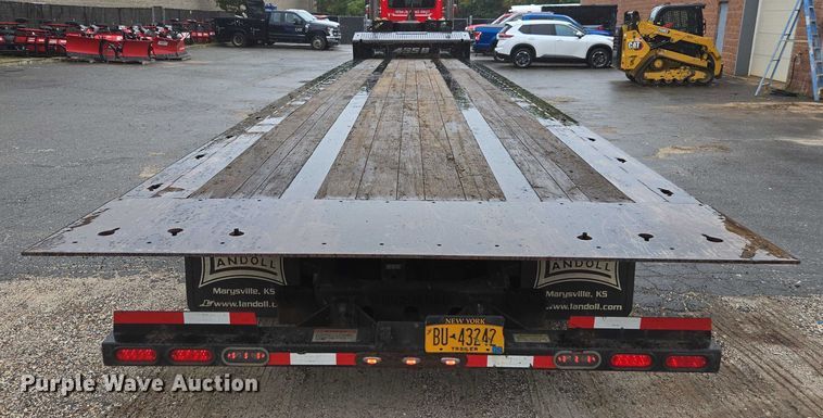 image for item EV5013 2020 Landoll 455B drop tilt deck equipment trailer