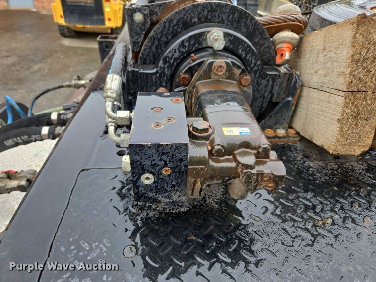 image for item EV5013 2020 Landoll 455B drop tilt deck equipment trailer