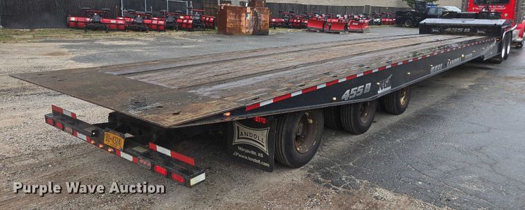 image for item EV5013 2020 Landoll 455B drop tilt deck equipment trailer
