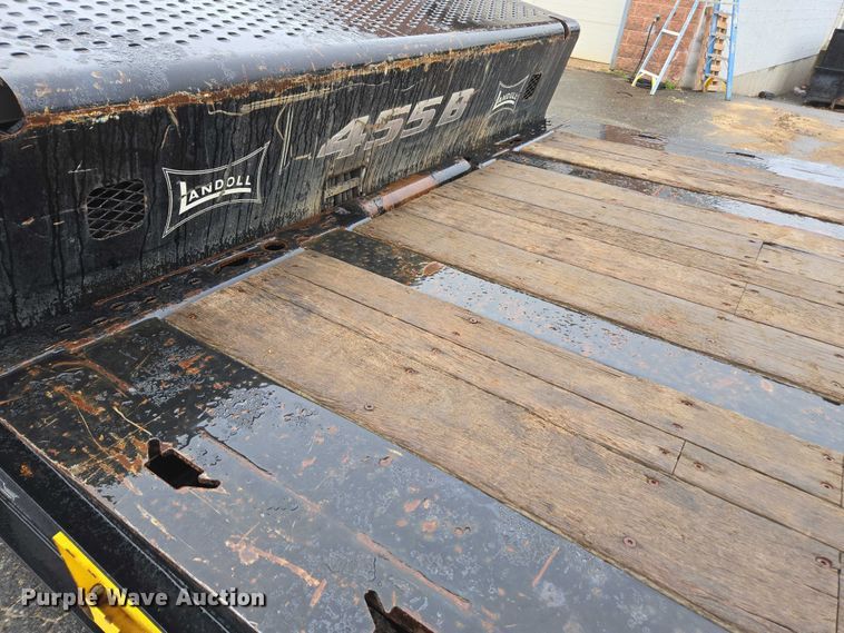 image for item EV5013 2020 Landoll 455B drop tilt deck equipment trailer