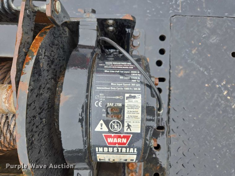 image for item EV5013 2020 Landoll 455B drop tilt deck equipment trailer