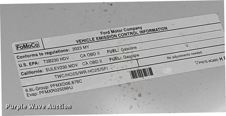 image for item EV5015 2023 Ford F350 Super Duty  SuperCab pickup truck