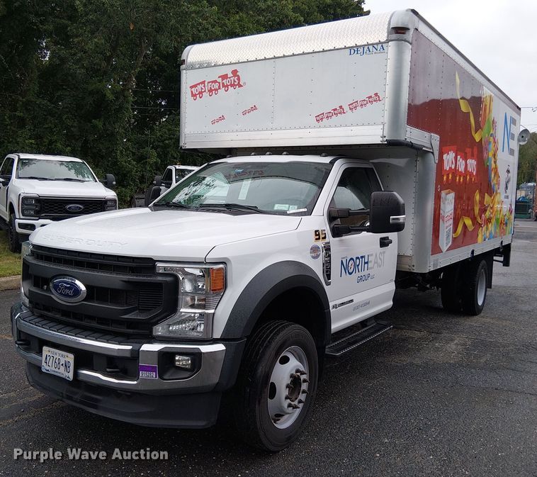 2022 Ford F550 Box Truck VIN: 1FDUF5HT3NDA06138 Lot: 999314531