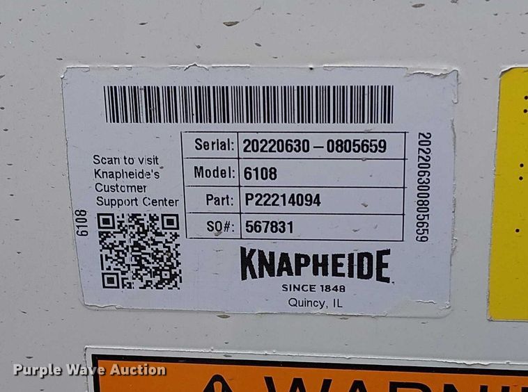 image for item EV5017 2022 Ford F350 Super Duty SuperCab utility bed pickup truck