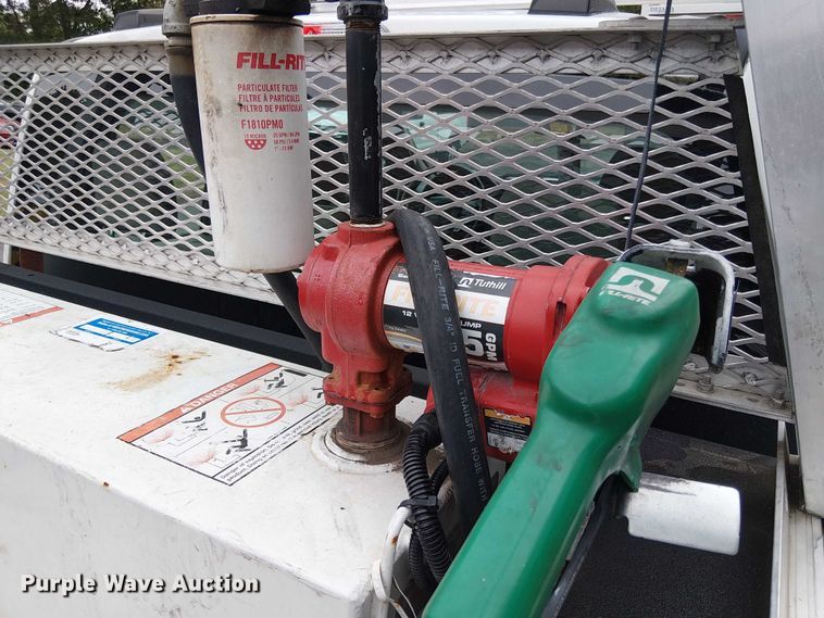 image for item EV5017 2022 Ford F350 Super Duty SuperCab utility bed pickup truck