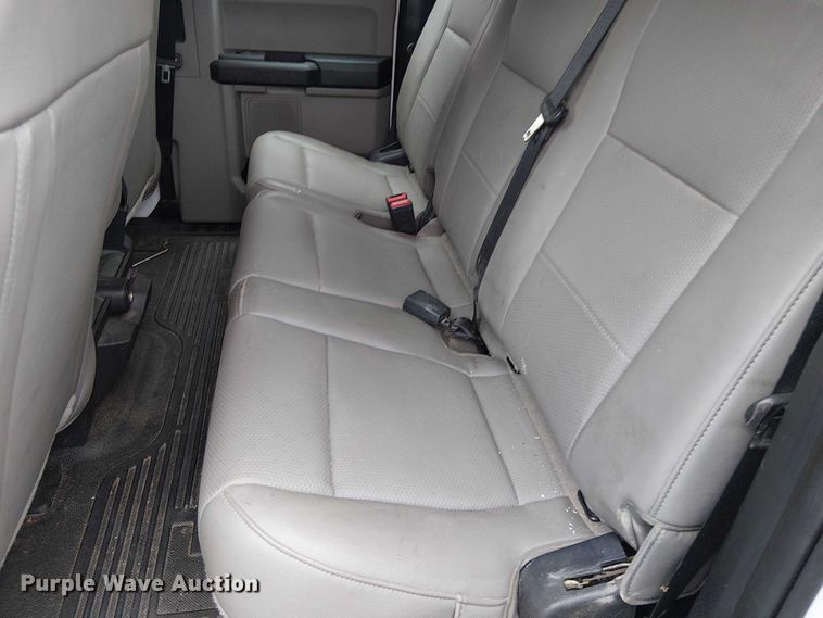 image for item EV5017 2022 Ford F350 Super Duty SuperCab utility bed pickup truck