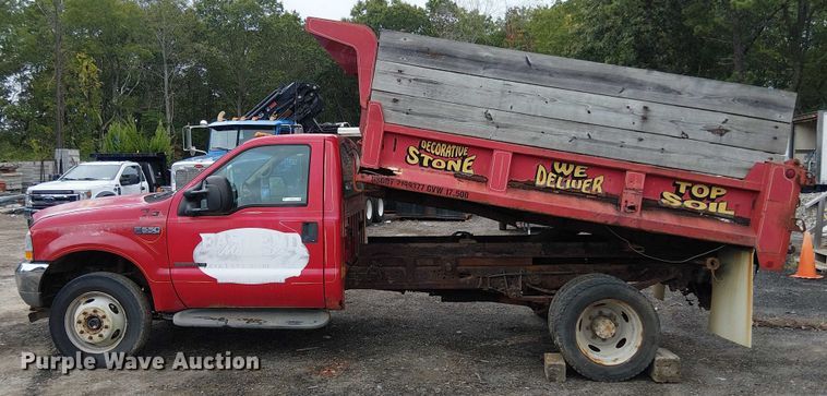image for item EV5018 2002 Ford F550 Super Duty dump truck