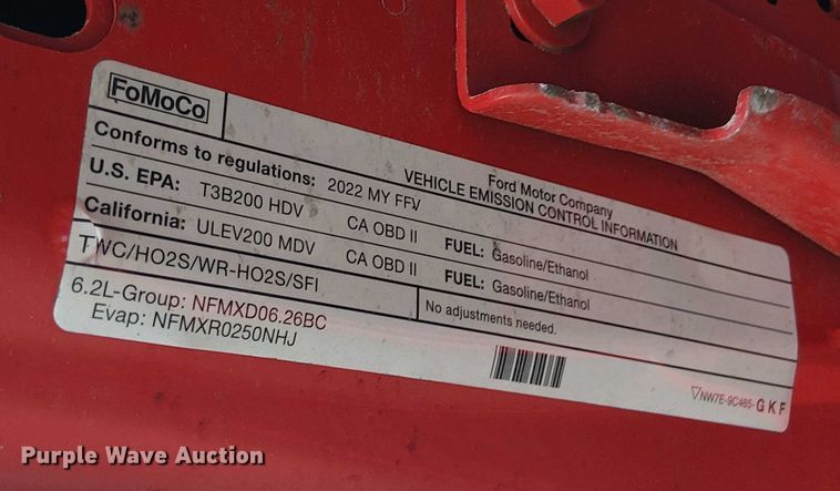 image for item EV5019 2022 Ford F250 Super Duty XL pickup truck