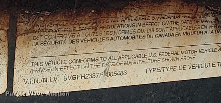 image for item EV5023 2015 Kaufman equipment trailer equipment trailer