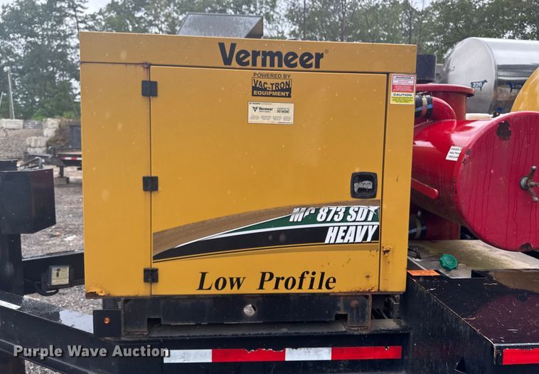 image for item EV5025 2017 Vermeer MC873SDT Heavy Low Profile vacuum excavator