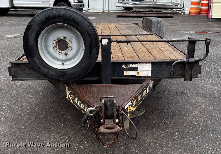 image for item EV5030 2019 Kaufman tilt deck equipment trailer