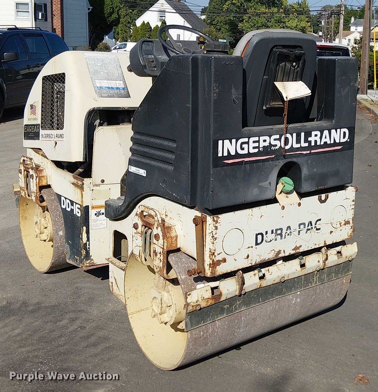 image for item EV5085 Ingersoll Rand DD-16 double drum vibratory roller