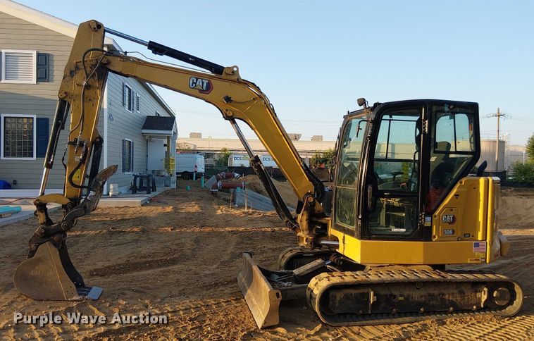 image for item EV5086 2021 Caterpillar 306 CR mini excavator
