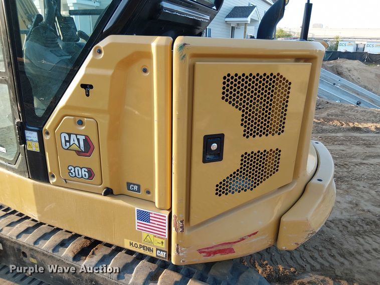 image for item EV5086 2021 Caterpillar 306 CR mini excavator