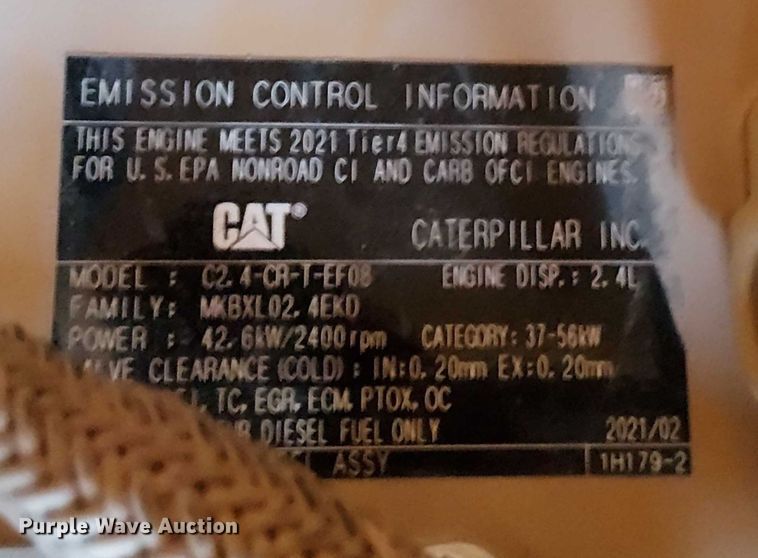 image for item EV5086 2021 Caterpillar 306 CR mini excavator