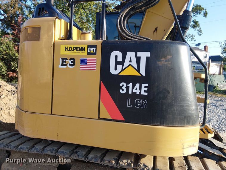image for item EV5087 2016 Caterpillar 314ELCR mini excavator