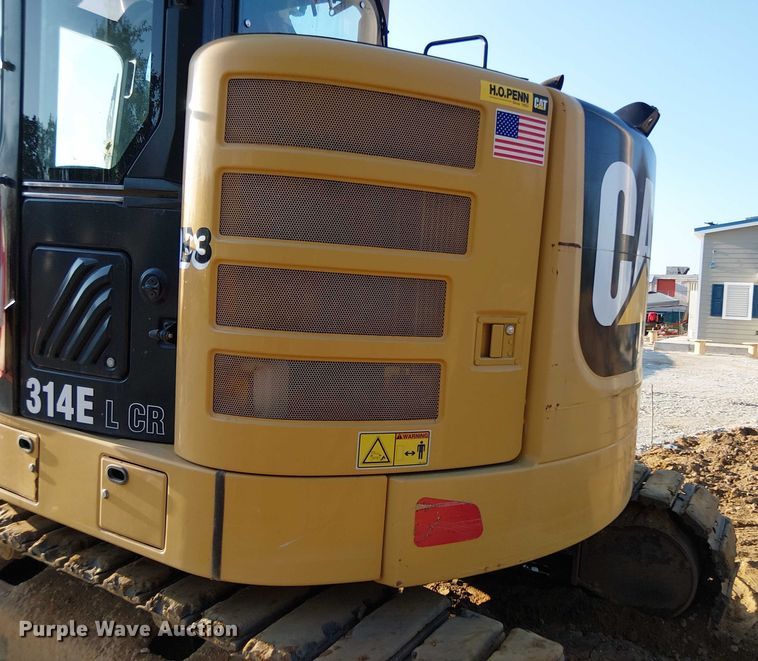 image for item EV5087 2016 Caterpillar 314ELCR mini excavator