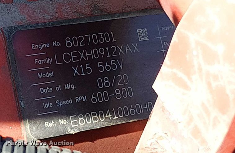 image for item EV5117 2021 Peterbilt 389 dump truck