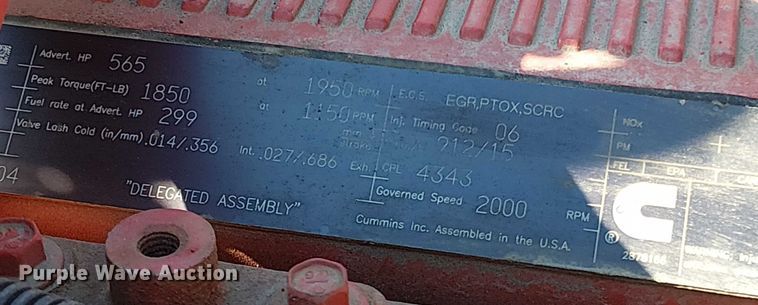 image for item EV5117 2021 Peterbilt 389 dump truck