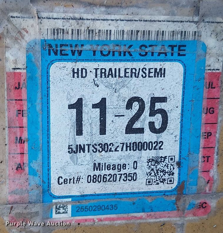 image for item EV5118 2007 Jet equipment trailer