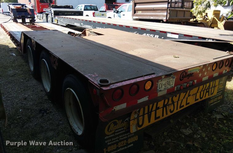 image for item EV5120 2020 Witzco lowboy equipment trailer