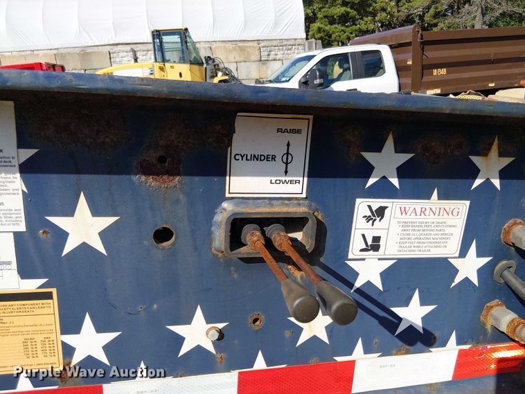 image for item EV5120 2020 Witzco lowboy equipment trailer