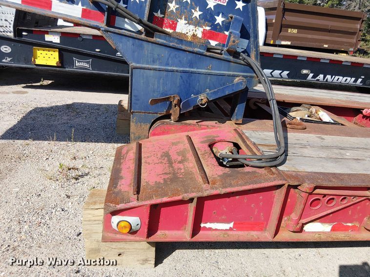 image for item EV5120 2020 Witzco lowboy equipment trailer