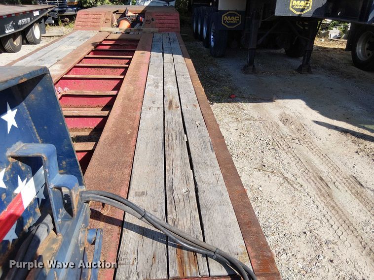 image for item EV5120 2020 Witzco lowboy equipment trailer