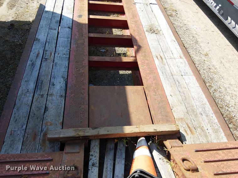 image for item EV5120 2020 Witzco lowboy equipment trailer