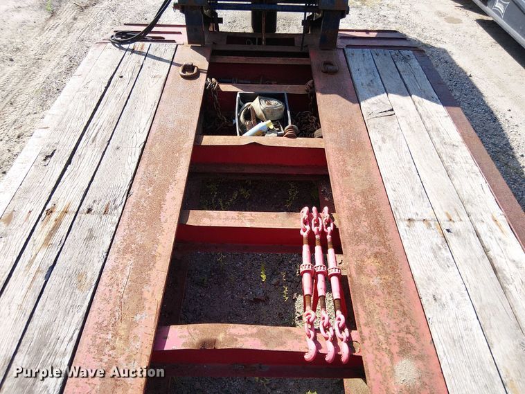 image for item EV5120 2020 Witzco lowboy equipment trailer