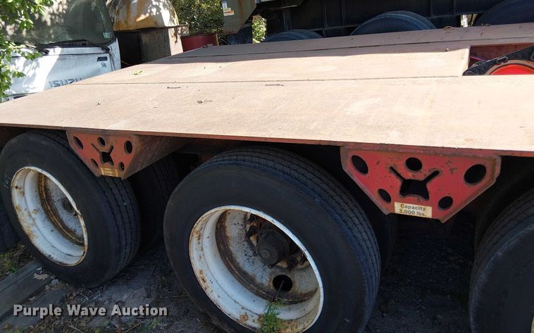 image for item EV5120 2020 Witzco lowboy equipment trailer