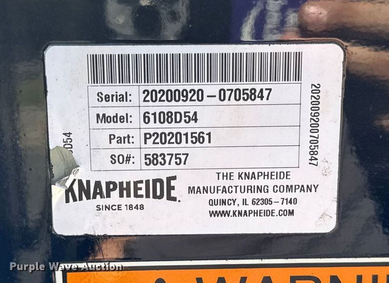 image for item EV5123 2021 Ford F350 Super Duty SuperCab utility bed pickup truck