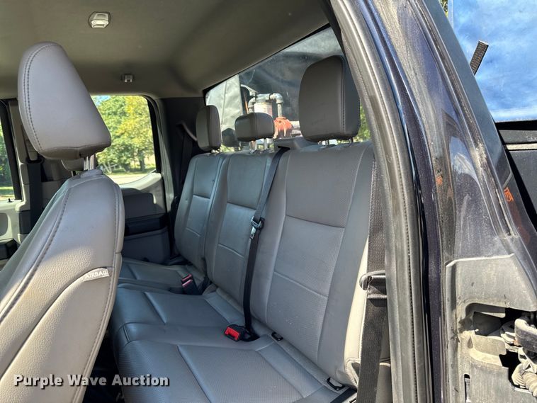 image for item EV5123 2021 Ford F350 Super Duty SuperCab utility bed pickup truck