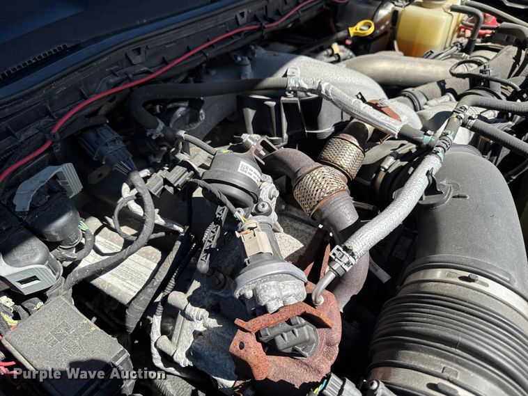 image for item EV5123 2021 Ford F350 Super Duty SuperCab utility bed pickup truck